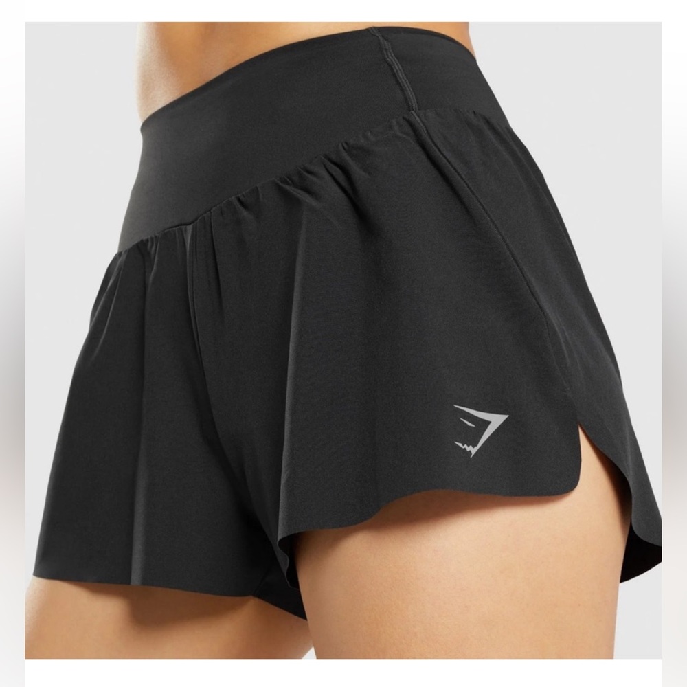 Gymshark Speed Shorts Womens Black Sz XS Athletic